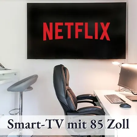 Relax-apartment Biberach - Relax Massagesessel - Smart-tv 85 Zoll - Voll Ausgestattete Küche - High-speed Internet - Arbeitsplatz Mit Curved Monitor Apartamento