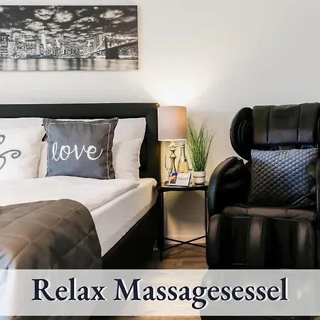 Relax-apartment Biberach - Relax Massagesessel - Smart-tv 85 Zoll - Voll Ausgestattete Kueche - High-speed Internet - Arbeitsplatz Mit Curved Monitor アパート *